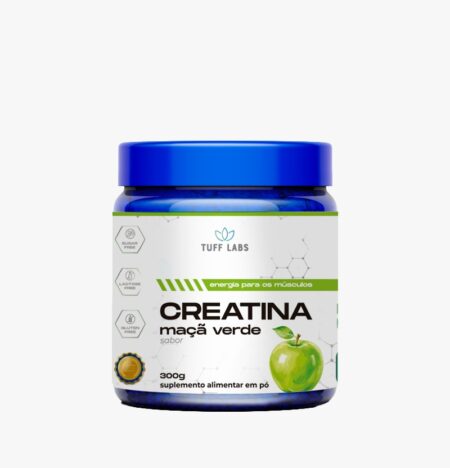 Creatina 100% Pura –  Sabor Maçã-Verde 300g